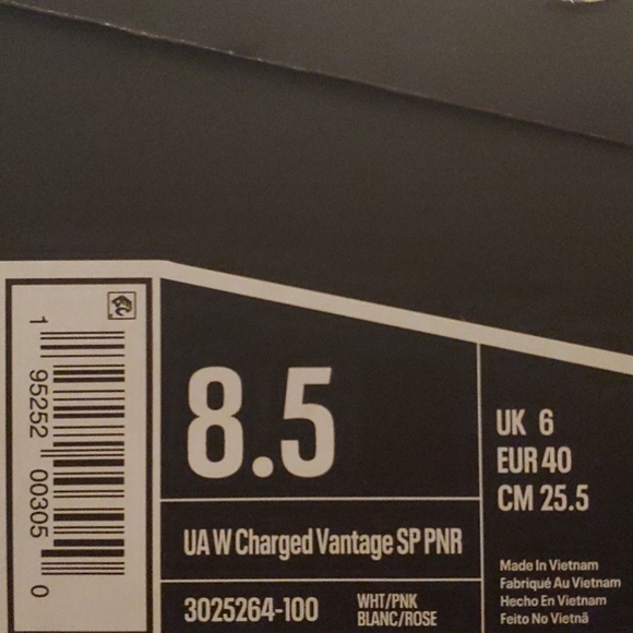 LAST PAIR Under Armour Charged Vantage SP PNR Size 9.5 - Picture 5 of 7